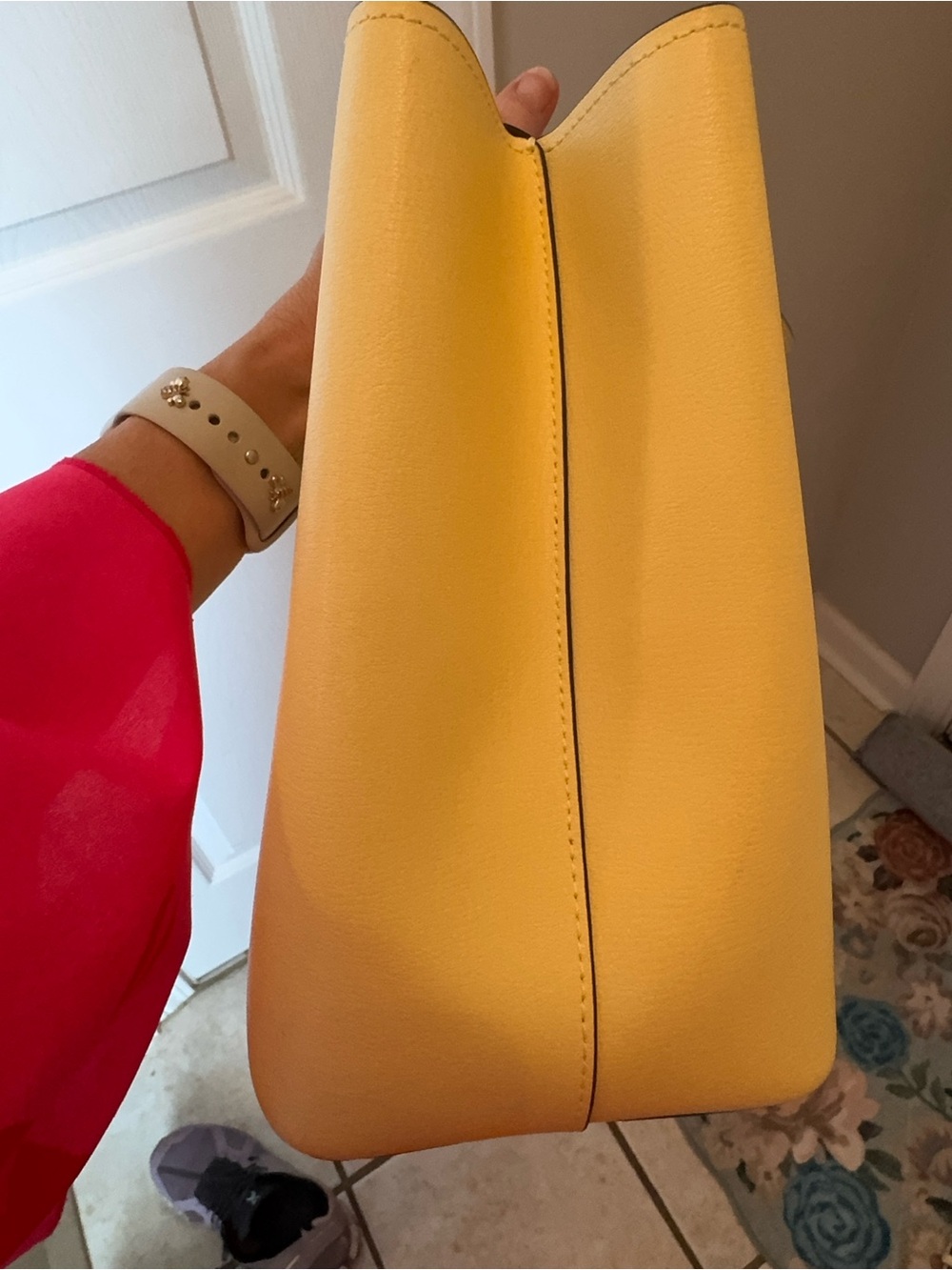 kate spade Lemon Yellow Leather Tote - Picture 5 of 16